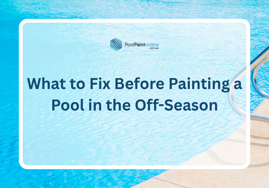 What to Fix Before Painting a Pool in the Off-Season